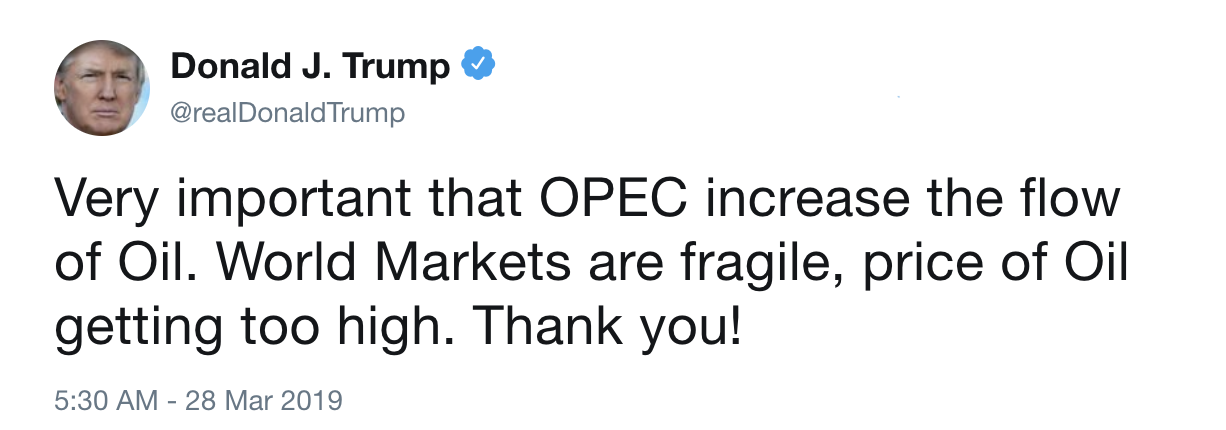 Trump Calls For OPEC To Boost Oil Production | Hart Energy